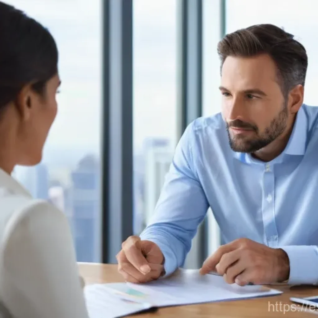 펀드투자상담사 고객 서비스 최적화 - **Prompt 1: "The Empathic Connection in Financial Planning"**
A warm and inviting scene in a mod...