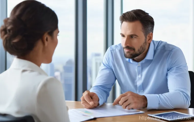 펀드투자상담사 고객 서비스 최적화 - **Prompt 1: "The Empathic Connection in Financial Planning"**
    A warm and inviting scene in a mod...