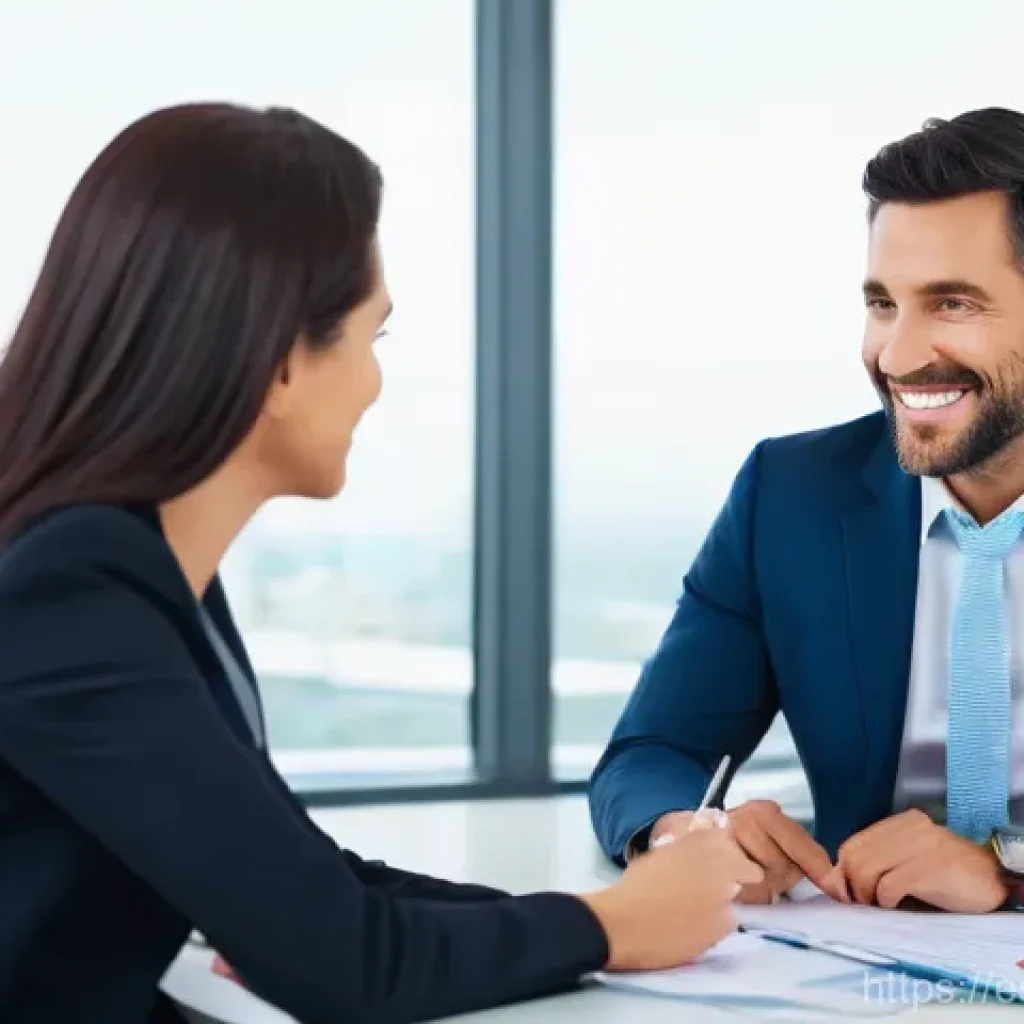 펀드투자상담사와 고객 중심의 재정 계획 - **Prompt 1: "A professional and friendly female financial advisor in her late 30s or early 40s, with...