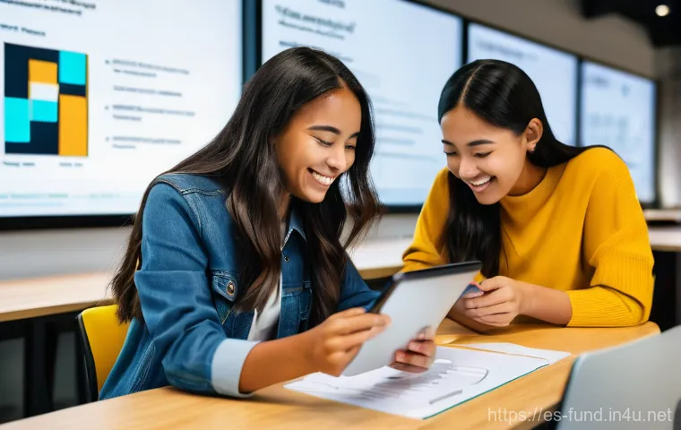 펀드투자상담사 시험 준비에 적합한 어플 - **Prompt: "A young adult student, focused and determined, is comfortably seated at a modern, clean d...