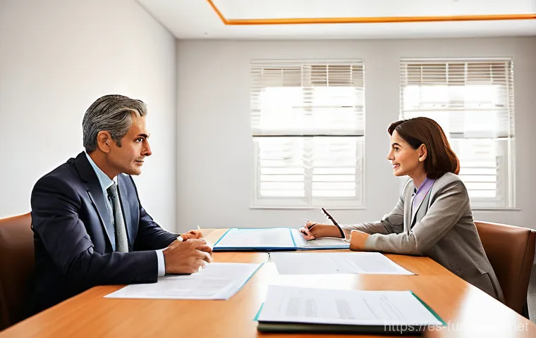 펀드투자상담사로 성공하는 비결 - **Prompt 1: Humanizing Technology in Financial Advisory**
    "A professional Spanish financial advi...