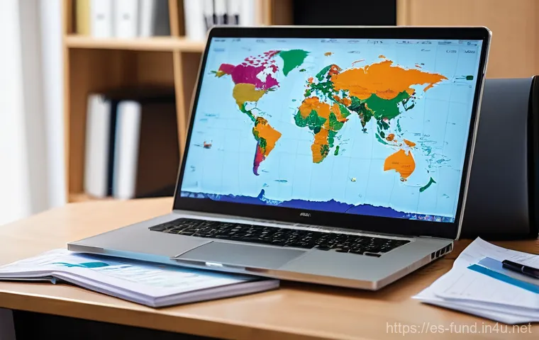 펀드투자상담사 자격증 해외 활용 가능성 - **Prompt:** A highly professional and confident female financial advisor, in her late 30s, stands in...