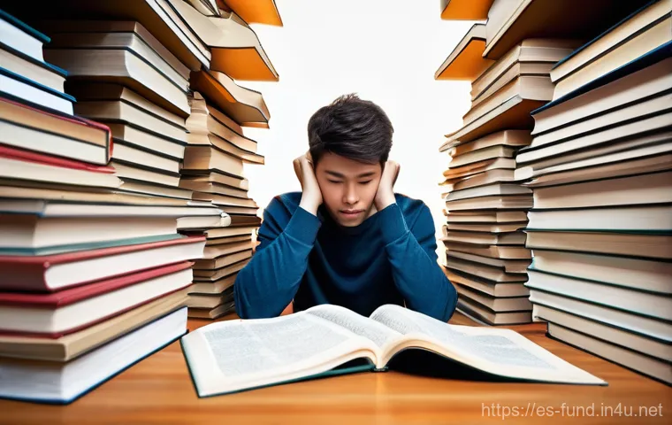 펀드투자상담사 시험 준비 시 흔한 실수 - **Prompt:** A young adult, dressed in comfortable everyday clothing (like a sweater and jeans), sits...