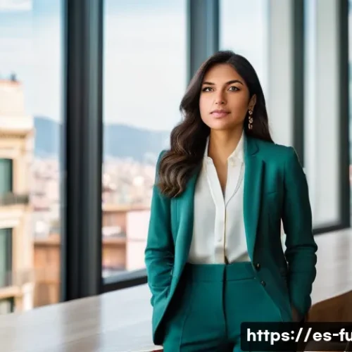 Home 32 펀드투자상담사로 일하며 느낀 보람 - **Prompt:** A determined young Latina woman, approximately 30 years old, with long dark hair, stands...